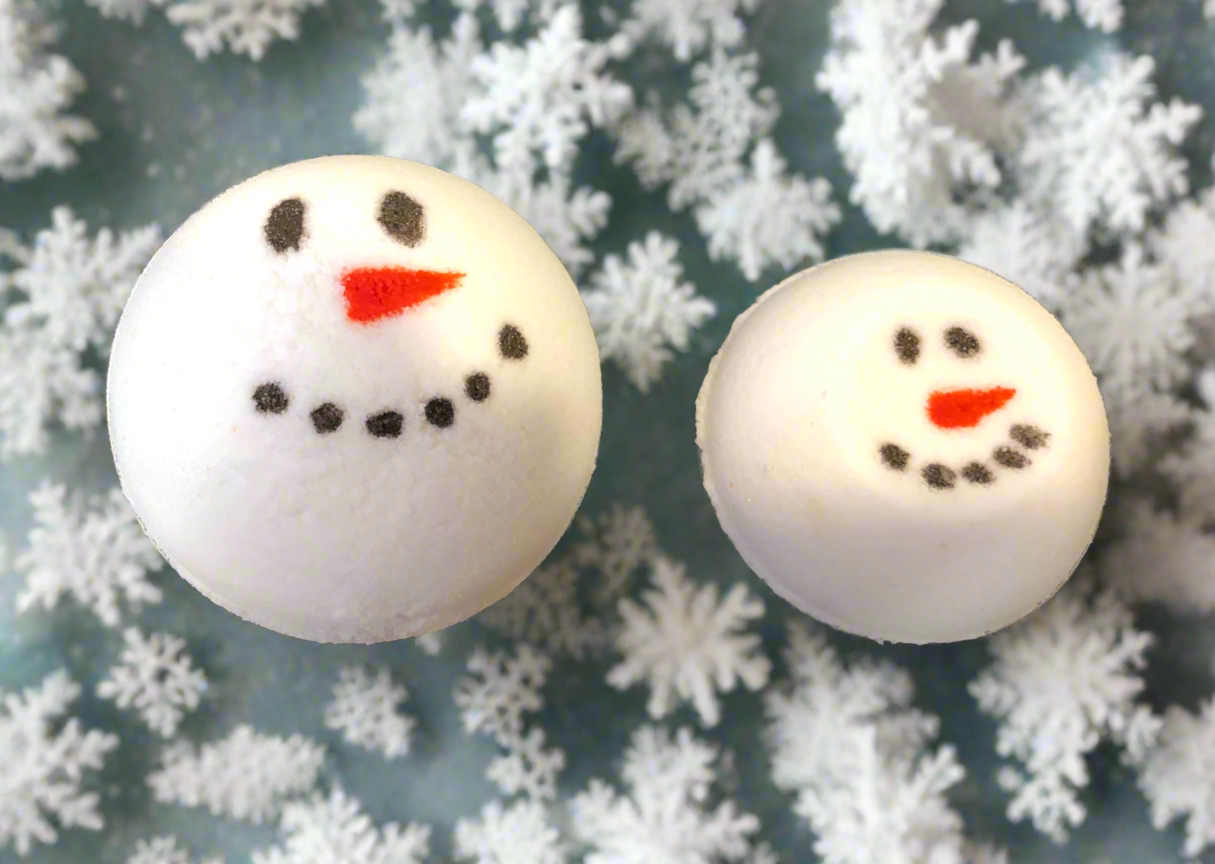 Bath Bomb Snowman Medium
