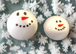 Bath Bomb Snowman Medium