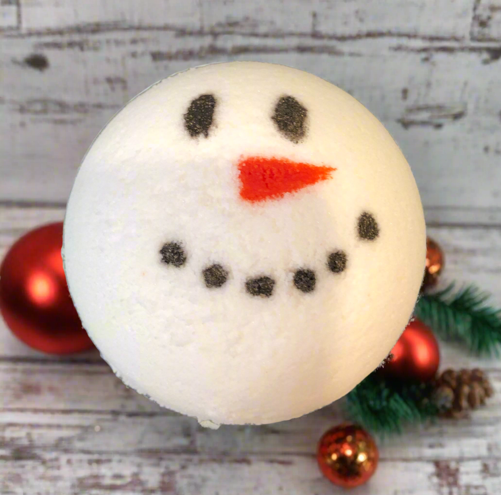 Bath Bomb Snowman Medium