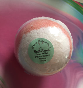 Peppermint Bath Bomb Medium