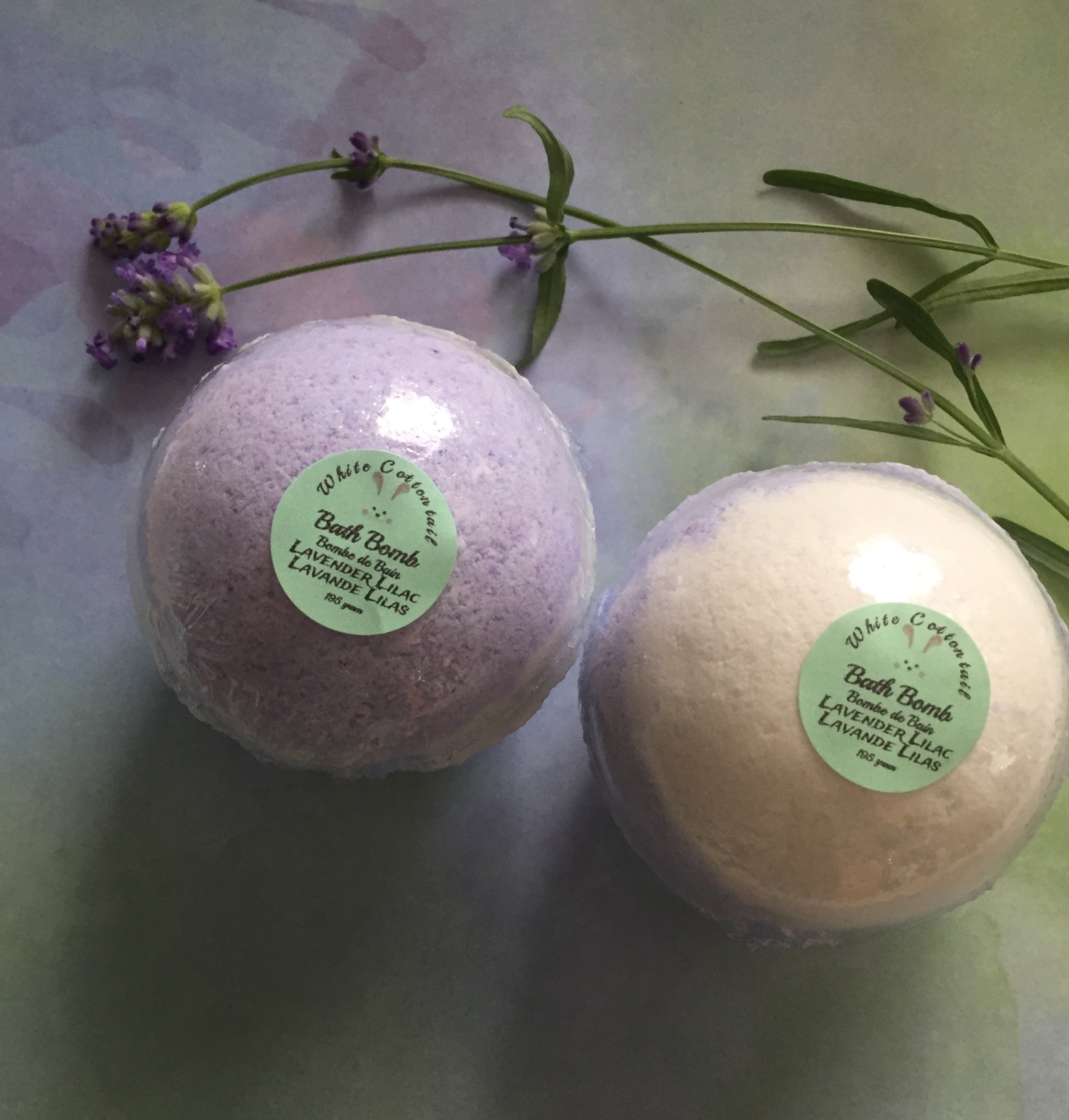 Large and Extra Large Bath Bombs.